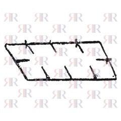 GRIGLIA IN PIATTINO SMALTATA PER PESCIERA 487 X 255mm