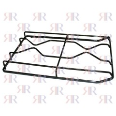 GRIGLIA IN PIATTINO SMALTATA A 2 FUOCHI 409 X 258mm