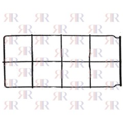GRIGLIA IN PIATTINO SMALTATA CENTRALE 450 X 200mm