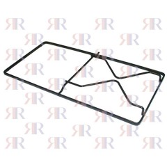 GRIGLIA IN PIATTINO SMALTATA 1 FUOCO+PIASTRA 486 X 235mm