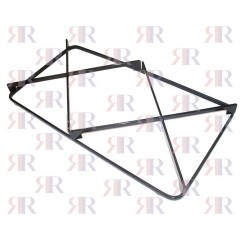 GRIGLIA IN PIATTINO SMALTATA 2 FUOCHI 445 X 230mm