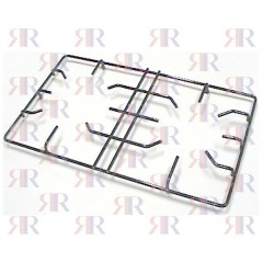 P0308 GRIGLIA IN PIATTINO SMALTATA 2 FUOCHI 410 X 240mm