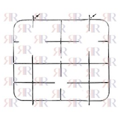 GRIGLIA IN FILO CROMATA A 3 FUOCHI 350 X 420mm
