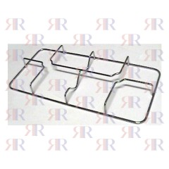 GRIGLIA IN FILO CROMATA 2 FUOCHI 458 X 218mm