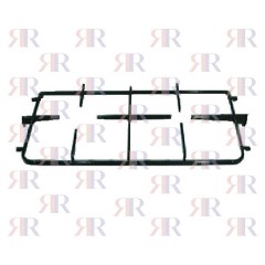 GRIGLIA IN PIATTINO SMALTATA 2 FUOCHI DESTRA 433 X 238mm