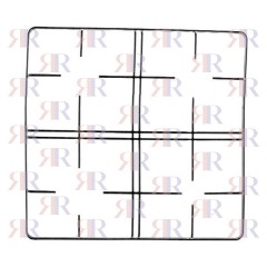 F1715 GRIGLIA IN FILO CROMATA A 4 FUOCHI 505 X 540mm