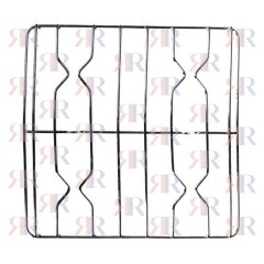 F5401 GRIGLIA IN FILO CROMATA A 4 FUOCHI 460 X 460mm
