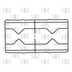 GRIGLIA IN FILO CROMATA CENTRALE 405 X 215mm
