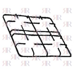 GRIGLIA IN PIATTINO SMALTATA 4 FUOCHI 445 X 478mm