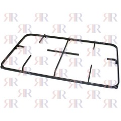 GRIGLIA IN PIATTINO SMALTATA 2 FUOCHI 445 X 270mm