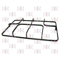 P5463(1) GRIGLIA IN PIATTINO SMALTATA 2 FUOCHI 388 X 248mm