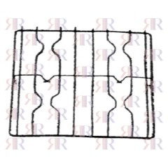 F0801 GRIGLIA IN FILO CROMATA A 4 FUOCHI 463 X 470mm