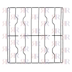F0817 GRIGLIA IN FILO CROMATA A 4 FUOCHI 472 X 539mm