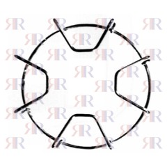 GRIGLIA IN FILO CROMATA 1 FUOCO diam. 170