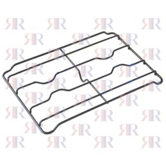 GRIGLIA IN FILO SMALTATA 2 FUOCHI 410 X 264mm