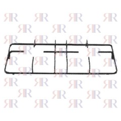 GRIGLIA IN PIATTINO SMALTATA 2 FUOCHI 458 X 228mm