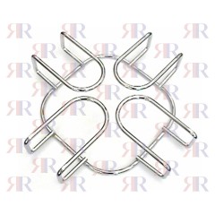 GRIGLIA IN FILO CROMATA 1 FUOCO 140 X 140mm