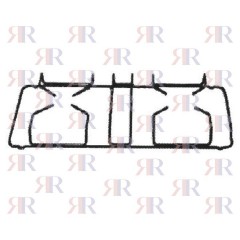 GRIGLIA IN PIATTINO SMALTATA 2 FUOCHI 454 X 240mm