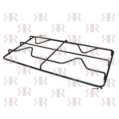 GRIGLIA IN PIATTINO SMALTATA 2 FUOCHI 425 X 245mm