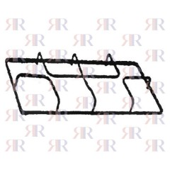 GRIGLIA IN PIATTINO SMALTATA 2 FUOCHI 450 X 220mm