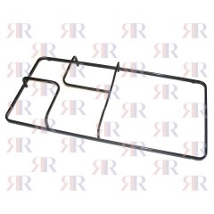 GRIGLIA IN PIATTINO SMALTATA 1 FUOCO+PIASTRA 450 X 220mm