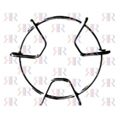 F2602 GRIGLIA IN FILO 1 FUOCO diam. 140mm