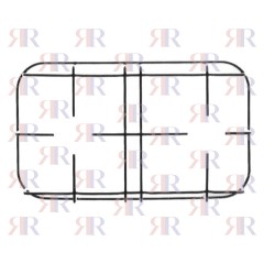 GRIGLIA PIANO COTTURA 2 FUOCHI 396 X 237mm