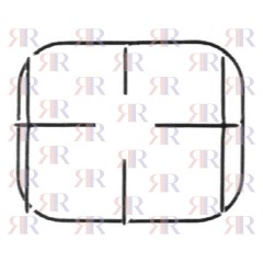 GRIGLIA IN FILO CROMATA 1 FUOCO 187 X 236mm