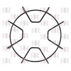 GRIGLIA IN FILO 1 FUOCO diam. 180mm