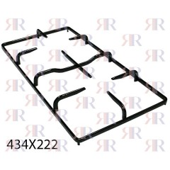 GRIGLIA IN PIATTINO SMALT. 2 F. 3 PIOLI CORTA 434 X 222mm