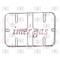 GRIGLIA IN FILO CROMATA A 2 FUOCHI 408 X 245mm