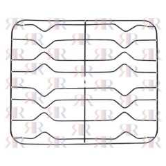 GRIGLIA IN FILO CROMATA A 4 FUOCHI 401 X 470mm