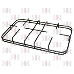 GRIGLIA IN PIATTINO SMALTATA 2 FUOCHI 408 X 245mm