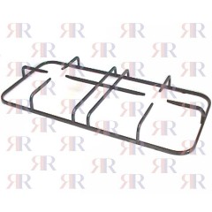 GRIGLIA IN PIATTINO SMALTATA 2 FUOCHI 457 X 213mm