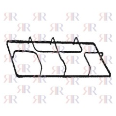 P1952 GRIGLIA IN PIATTINO SMALTATA 2 FUOCHI