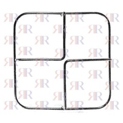 F4023 GRIGLIA IN FILO CROMATA 1 FUOCO 210 X 210mm