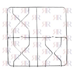 GRIGLIA IN FILO CROMATA 3 FUOCHI 465 X 456mm