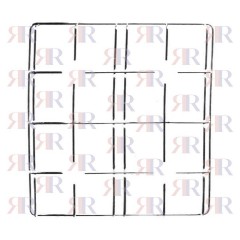 GRIGLIA IN FILO CROMATA A 4 FUOCHI 455 X435mm