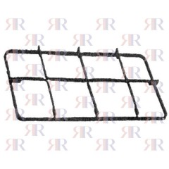 GRIGLIA IN PIATTINO SMALTATA 2 FUOCHI 412 X 227mm