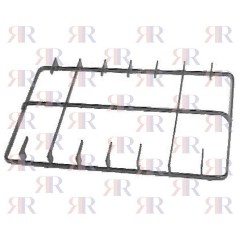 GRIGLIA IN PIATTINO SMALTATA 2 FUOCHI 458 X 264mm