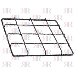 P4457 GRIGLIA IN PIATTINO SMALTATA 4 FUOCHI 446 X 456mm