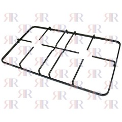 P4468 GRIGLIA IN PIATTINO SMALTATA 2 FUOCHI 463 X 274mm