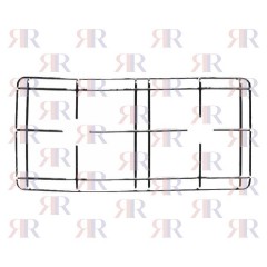 GRIGLIA IN FILO CROMATA A 2 FUOCHI MISURE 469 X 228 mm