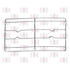 GRIGLIA IN FILO CROMATA 2 FUOCHI 433 X 230mm