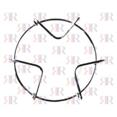 GRIGLIA IN FILO CROMATA 1 FUOCO diam. 175mm