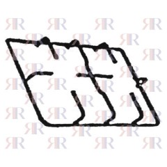 GRIGLIA IN PIATTINO SMALTATA 2 FUOCHI 460 X 254mm