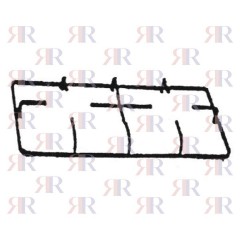 GRIGLIA IN PIATTINO SMALTATA 2 FUOCHI 458 X 229mm