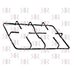 GRIGLIA IN PIATTINO SMALTATA 2 FUOCHI 454 X 265mm