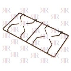 GRIGLIA IN PIATTINO SMALTATA 2 FUOCHI 457 X 227mm