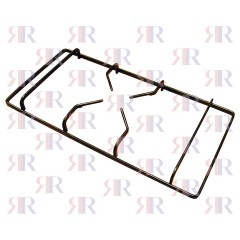 GRIGLIA IN PIATTINO 1 FUOCO CENTRALE 457 X 227mm